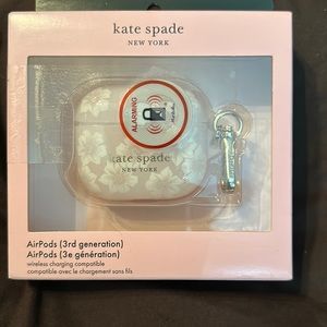 Kate Spade AirPods 3rd generation palest pink floral